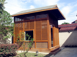 日式木结构木屋